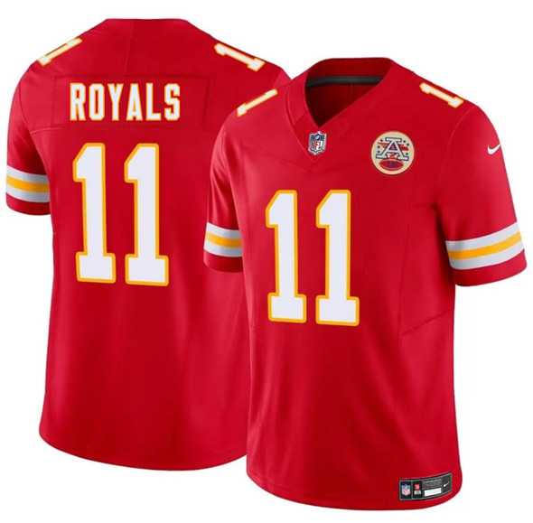 Men & Women & Youth Kansas City Chiefs #11 Jalen Royals Red 2025 Draft F.U.S.E. Vapor Untouchable Limited Stitched Jersey,We sell and wholesale Men & Women & Youth Kansas City Chiefs #11 Jalen Royals Red 2025 Draft F.U.S.E. Vapor Untouchable Limited Stitched Jersey on line form chian!